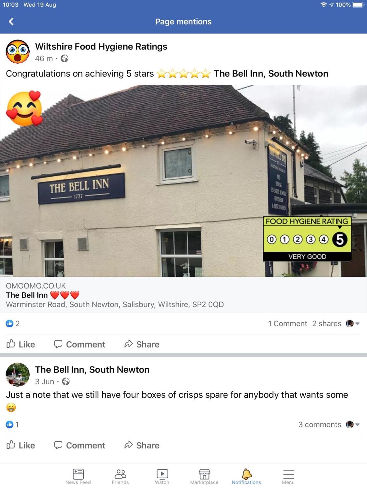 The Bell Inn Солсбері Екстер'єр фото